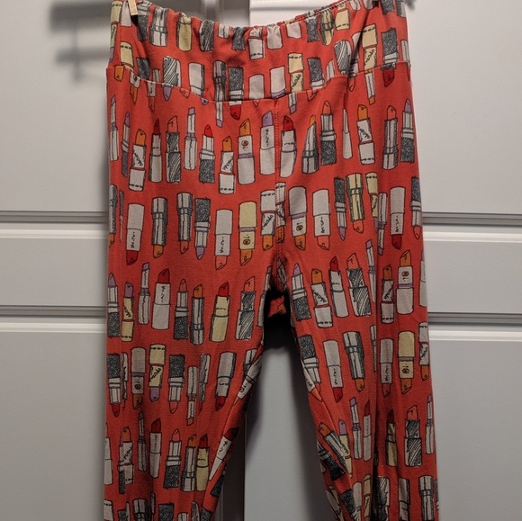 Lipstick print leggings - Picture 1 of 1